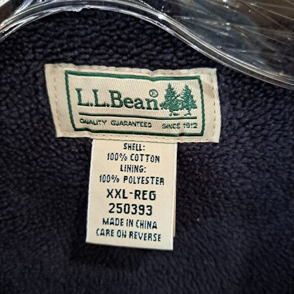 LL Bean Men's XXL Chore Coat Barn Shacket Heavy Winter Gorpcore Fleece Lined - Picture 2 of 10